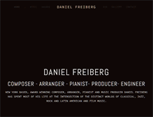 Tablet Screenshot of danielfreiberg.com